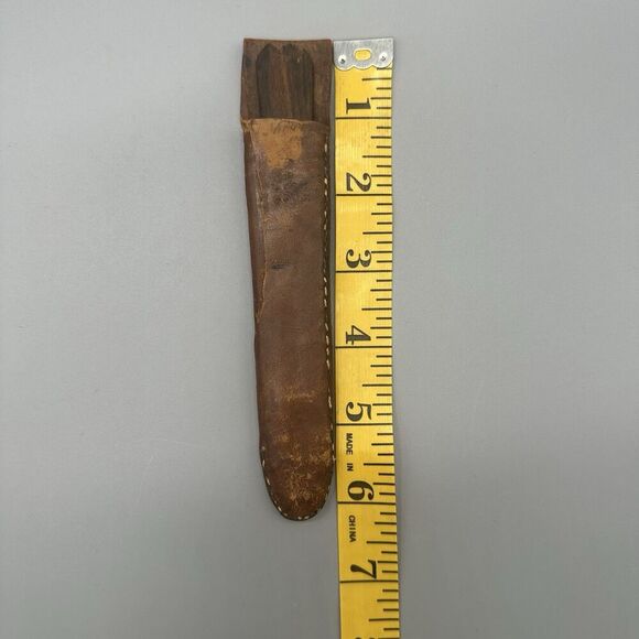 Antique Miller Bros Wood Handle Ink Scraper Blade Eraser - Picture 10 of 10